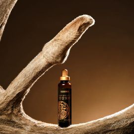ChunhoNcare Premium Korean Red Ginseng & Deer Antler Herbal Tonic | With Ginseng Berry, Gold Phellinus Linteus, Chaga, Reishi, Lion’s Mane & Cordyceps | 30mL x 30 Bottles _ Made in KOREA